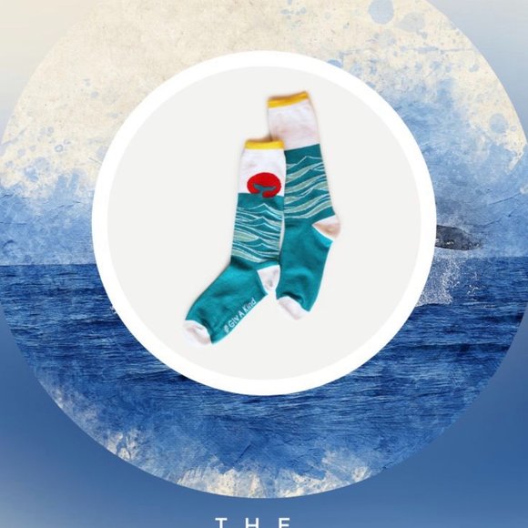 Brand new, Organic Cotton, whale socks, unisex, size 7-12 - Picture 2 of 9